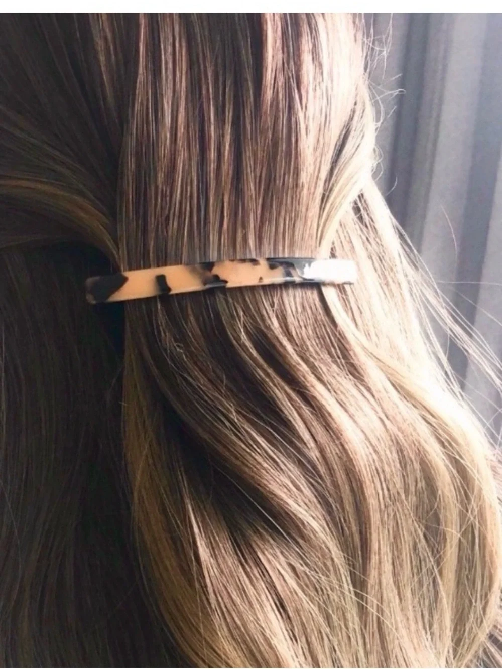 Anna” Tortoise Shell Chic Hair Barrette Pin/Clip anandlagad.com display picture 2